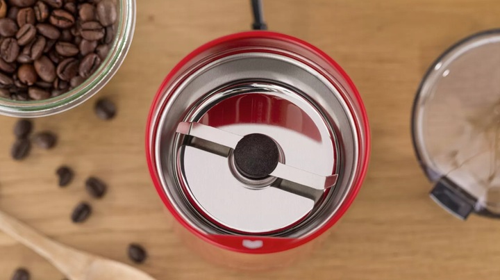 ELEKTRYCZNY MŁYNEK DO KAWY BOSCH TSM6A014R CZERWONY 180W SUPER MOC 150g/min