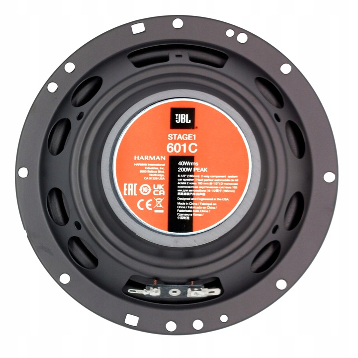 Głośniki samochodowe JBL STAGE1 601C 16,5 cm 200W BASOWE + WYSOKOTONOWE