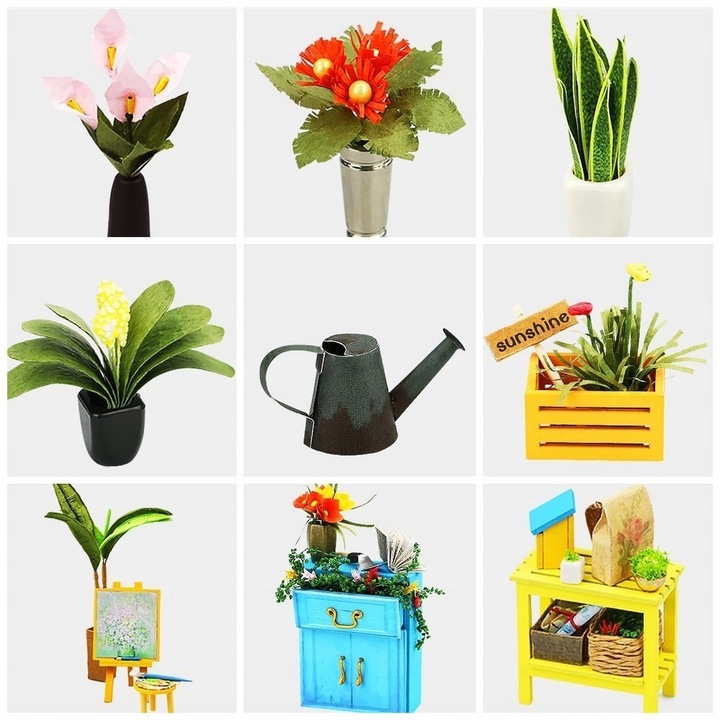 DIY MINIATUROWY DOMEK SZKLARNIA