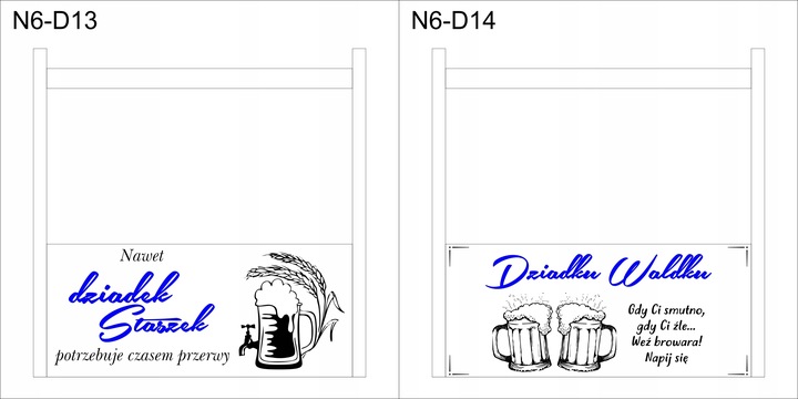 SKRZYNKA na PIWO nosidło prezent urodziny GRAWER!!
