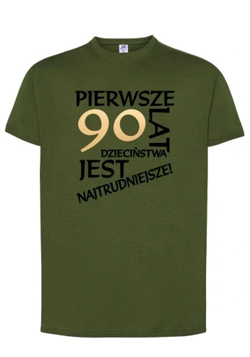 KOSZULKA MĘSKA PIERWSZE 30 40 50 60 70 URODZINY