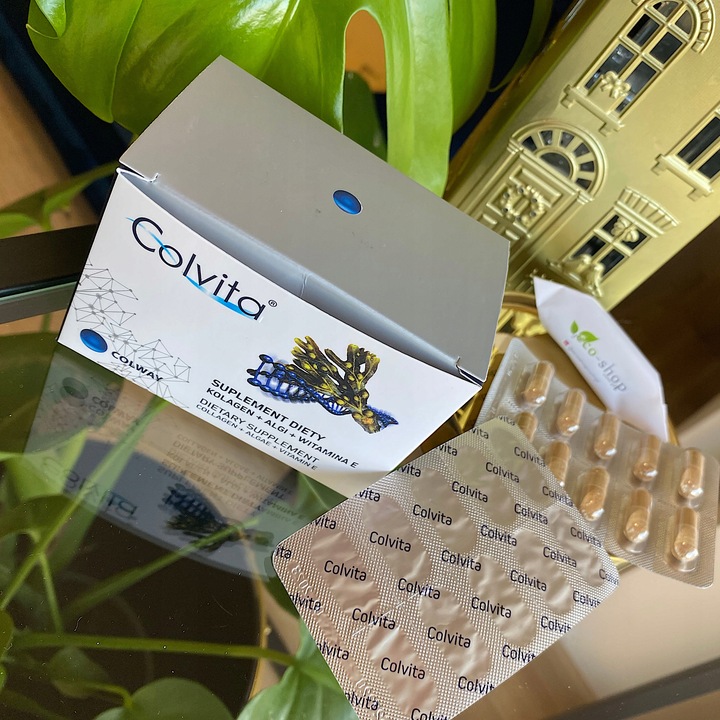 Colvita Colway 60Kaps Kolagen Wit E Na Stawy Skórę Włosy Paznokcie +GRATIS