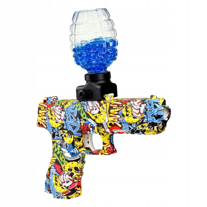 KARABIN PISTOLET AUTOMAT NA KULKI ŻELOWE WODNE ORBEZZ 7-8 MM GLOCK GRAFFITI