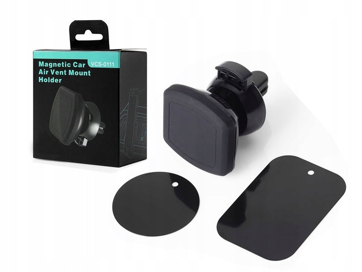 SAMOCHODOWY ROZDZIELACZ 4xUSB QC PD 40W MAGNETYCZNY MOCNY UCHWYT DO KRATKI