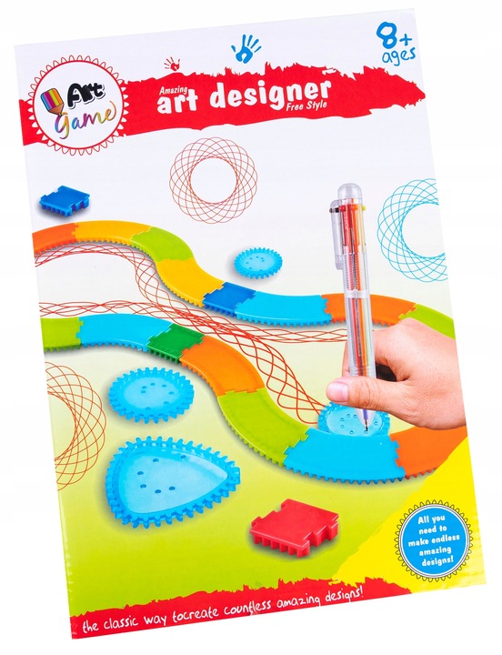 Spirograf Zestaw Do Rysowania 3D Dla Dzieci Szablony Gratis Kreatywna