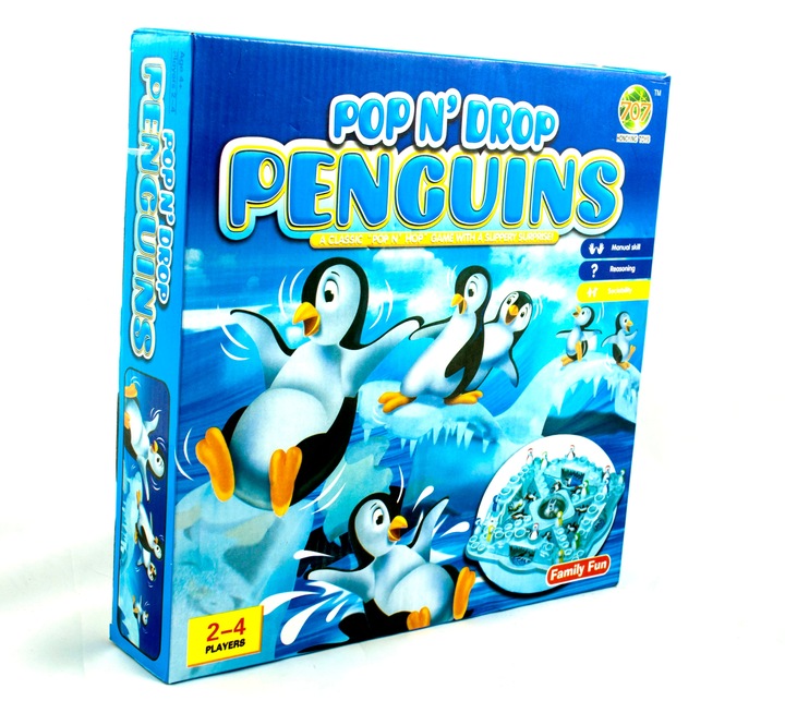 GRA PLANSZOWA CHIŃCZYK PINGWINY 4 5 6 7 lat latka