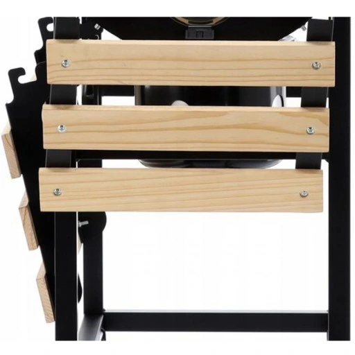 Grill Węglowy na Kółkach z Półką Pokrywą Ogrodowy Przenośny Beczka