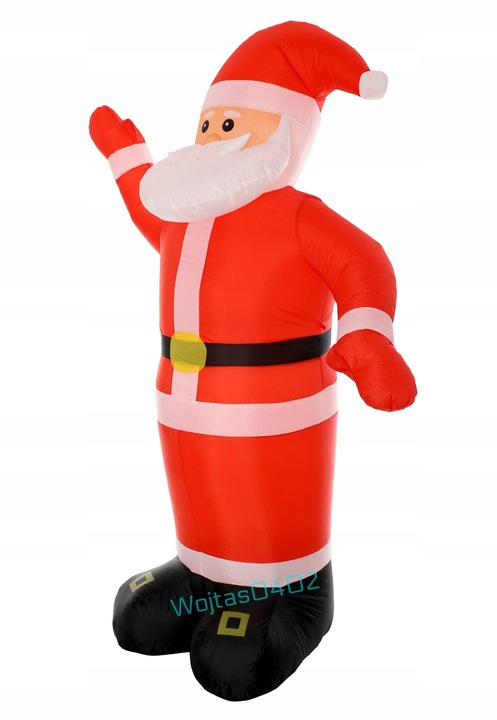 DMUCHANY MIKOŁAJ 1,2M GWIAZDOR LAMPKI choinkowe LED sople choinka ozdoby