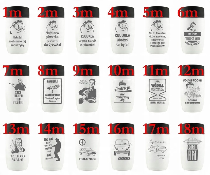 Kubek termiczny 300 ml, posiada sitko zatrzymujące fusy | Laura