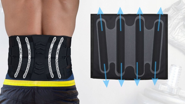 PAS STABILIZUJĄCY KRĘGOSŁUP LĘDŹWIOWY GORSET XXL