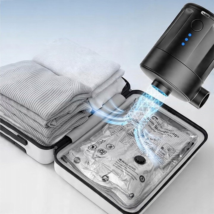 POMPKA AKUMULATOROWA Bezprzewodowa ELEKTRYCZNA do BASENU MATERACA KOMPRESOR