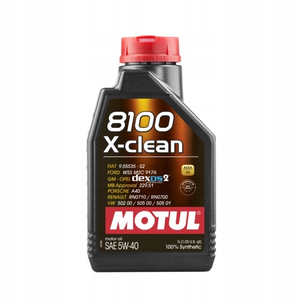 Olej MOTUL 5W40 1l 8100 X-CLEAN C3 / SN / LL0