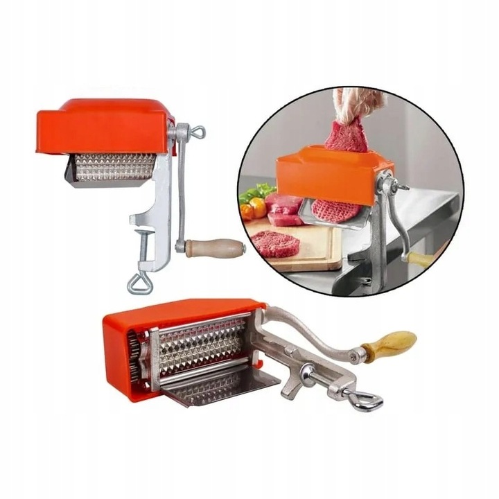 KOTLECIARKA RĘCZNA ŻELIWNA MASZYNKA DO ROZBIJANIA MIĘSA KOTLETÓW STEKÓW