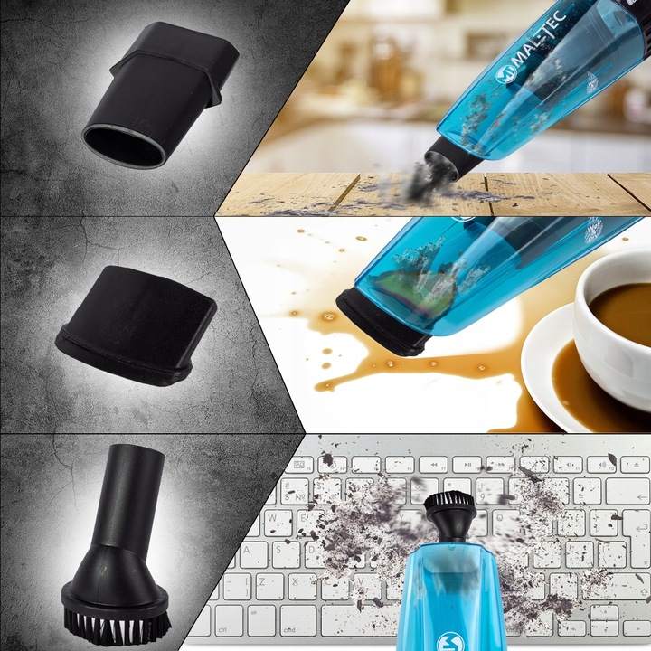 ODKURZACZ RĘCZNY BEZPRZEWODOWY AKUMULATOROWY SAMOCHODOWY CZYŚCI NA MOKRO