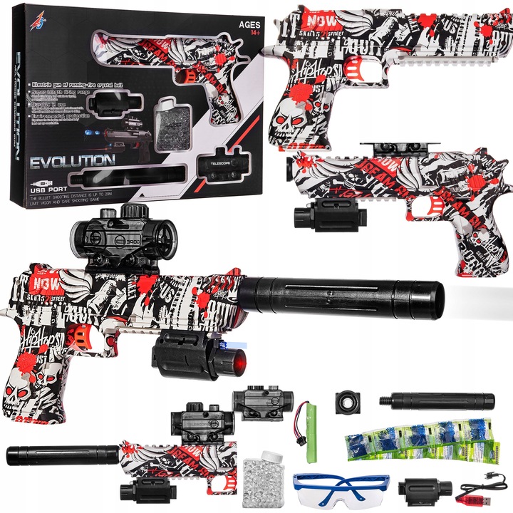 EAGLE KARABIN PISTOLET MP AUTOMAT NA KULKI ŻELOWE_