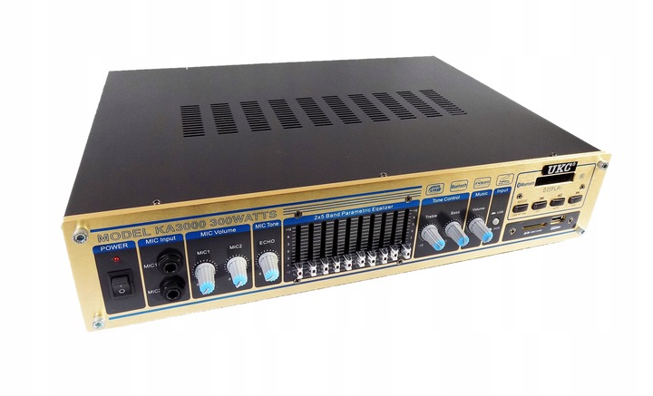 KOLUMNY ESTRADOWE 600W WZMACNIACZ 300W BLUETOOTH