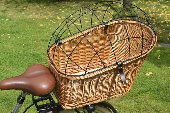 Koszyk TRANSPORTER z wikliny na rower Kosz MIX