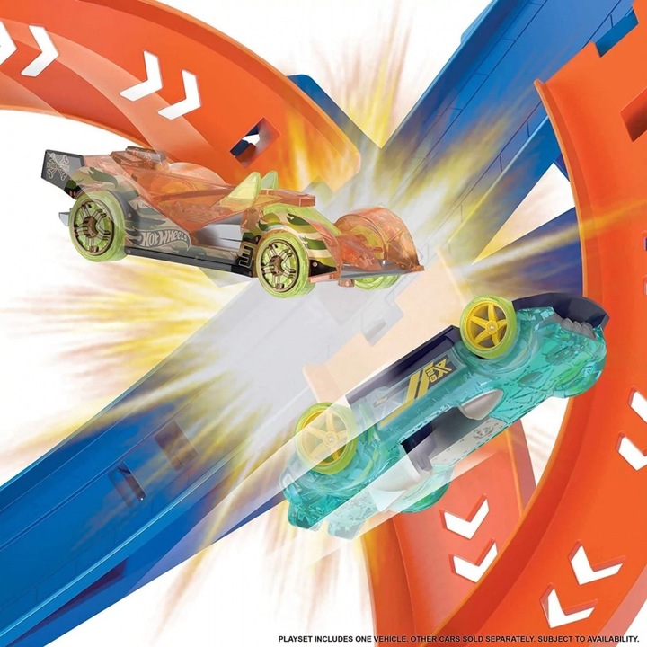 Tor samochodowy Hot Wheels Sky Crash Tower Track Set