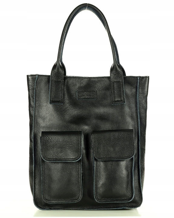 Skórzana torba SHOPPER z kieszonkami Marco Mazzini