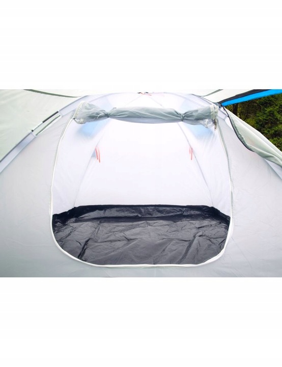 NAMIOT TURYSTYCZNY KEMPINGOWY 4-OSOBOWY Z PRZEDSIONKIEM NIEBIESKI + TORBA