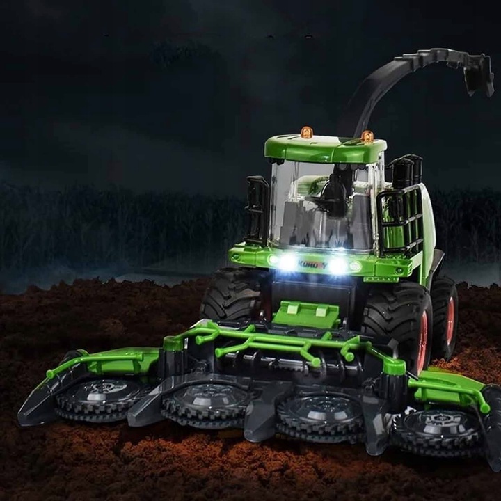 KOMBAJN ZBOŻOWY Z PILOTEM 2,4 GHZ I AKUMULATOREM IDEALNY HARVESTER TRAKTOR