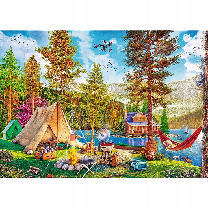 PUZZLE 2 X 500 LETNI RELAX TREFL