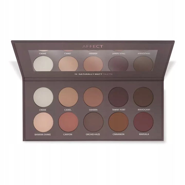 Affect Paleta prasowanych cieni Naturally Matt
