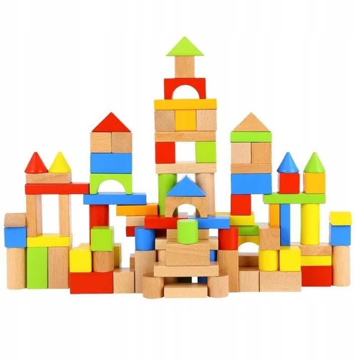 Klocki drewniane Kruzzel 100 el.