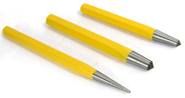 PRZECINAK DO METALU PUNKTAK WYBIJAK ZESTAW 12el.