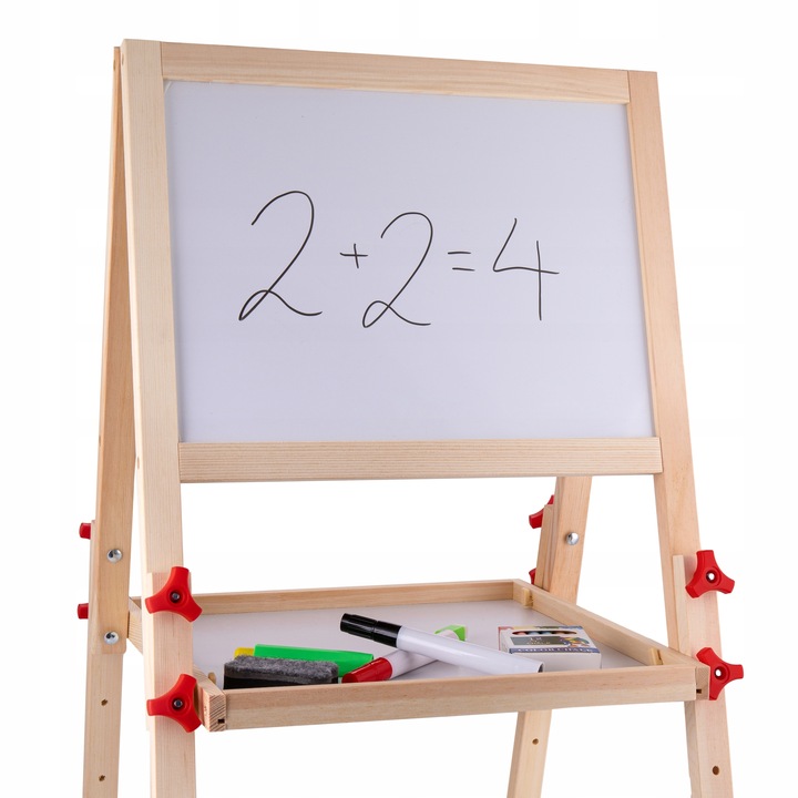 Drewniana Tablica Magnetyczna Kredowa magnesy 709 45 x 90cm