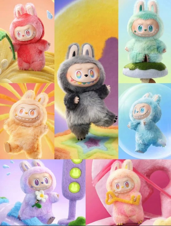 LABUBU MACARON MONSTER 18cm BRELOK ZAWIESZKA KOLEKCJONERSKA MASKOTKA LALKA