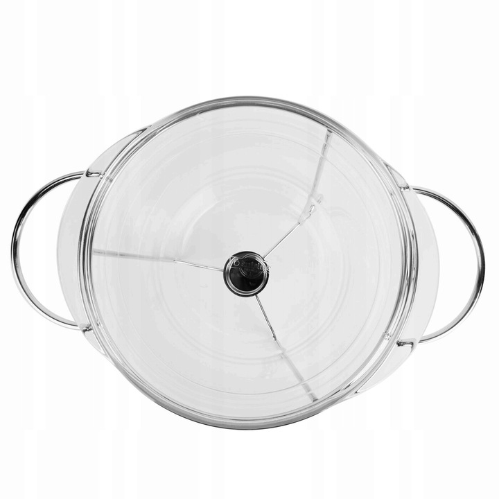 WAZA do ZUPY SOSÓW z PODGRZEWACZEM CHOCHLA Srebrna STALOWA Tadar 4 l