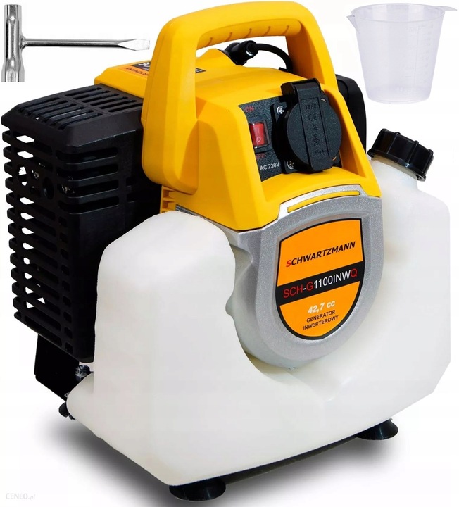 Kompaktowy Generator Agregat prądotwórczy inwertorowy SCHWARTZMANN 1100W