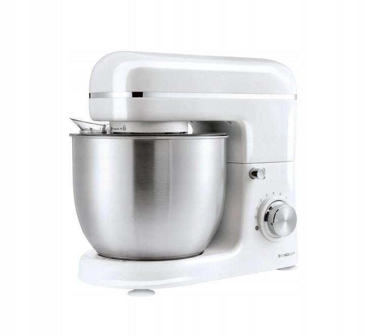 Robot kuchenny Silvercrest SKM 600W Mikser Planetarny Wielofunkcyjny biały
