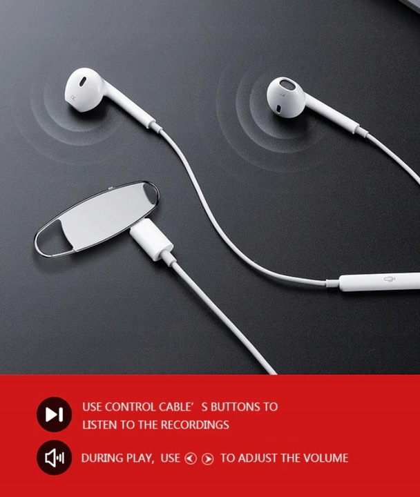 MINI DYKTAFON PENDRIVE URUCHAMIANY NA GŁOS 32GB HQ