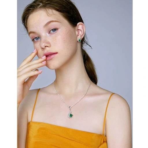 Millenium Srebrny Komplet Srebro 925 Cyrkonie