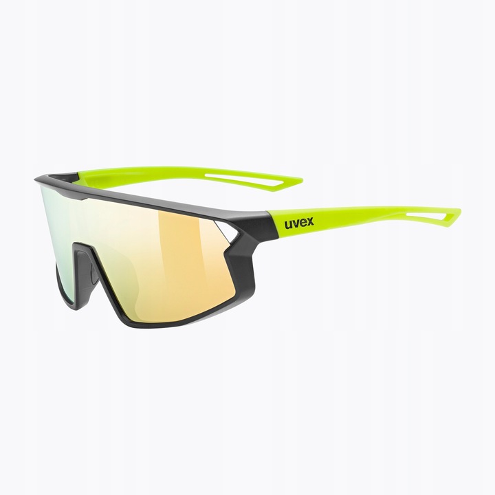 Okulary przeciwsłoneczne dziecięce UVEX Skyryse Jr black/yellow matt/mirror