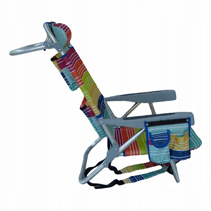 leżak MULTICOLOR plażowy, ALUMINIUM, ogrodowy.
