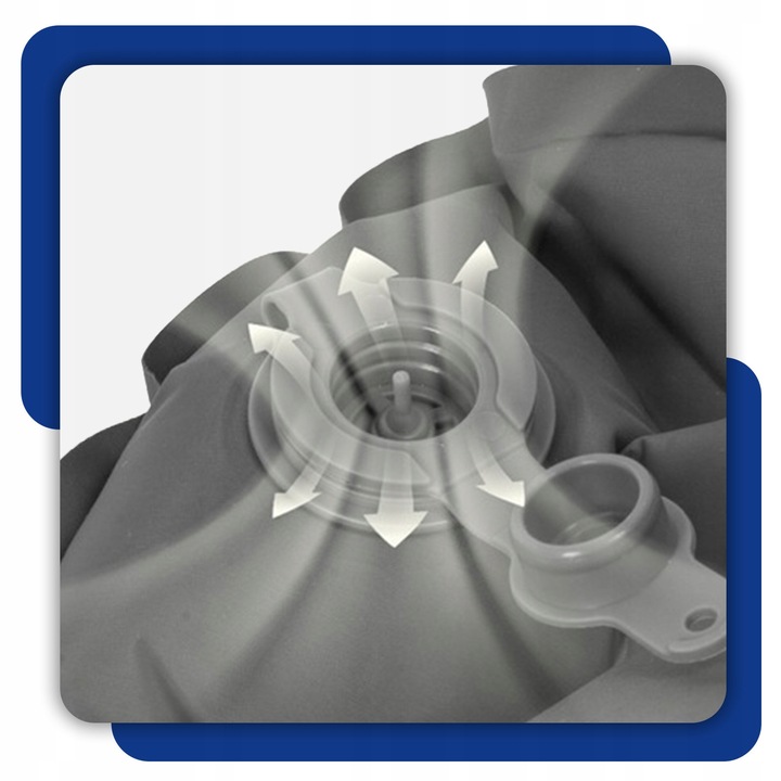 Materac Samopompujący Jednoosobowy Pojedynczy do Spania Pod Namiot 190x60cm