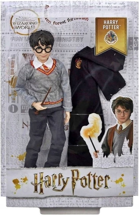WIZARDING WORLD HARRY POTTER LALKA KOLEKCJONERSKA Z RÓŻDŻKĄ