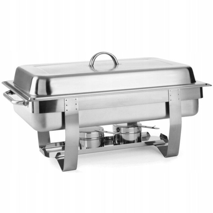 Podgrzewacz na pastę GN1/1 w zestawie z pojemnikami GN 2x 1/2 i 3x 1/3