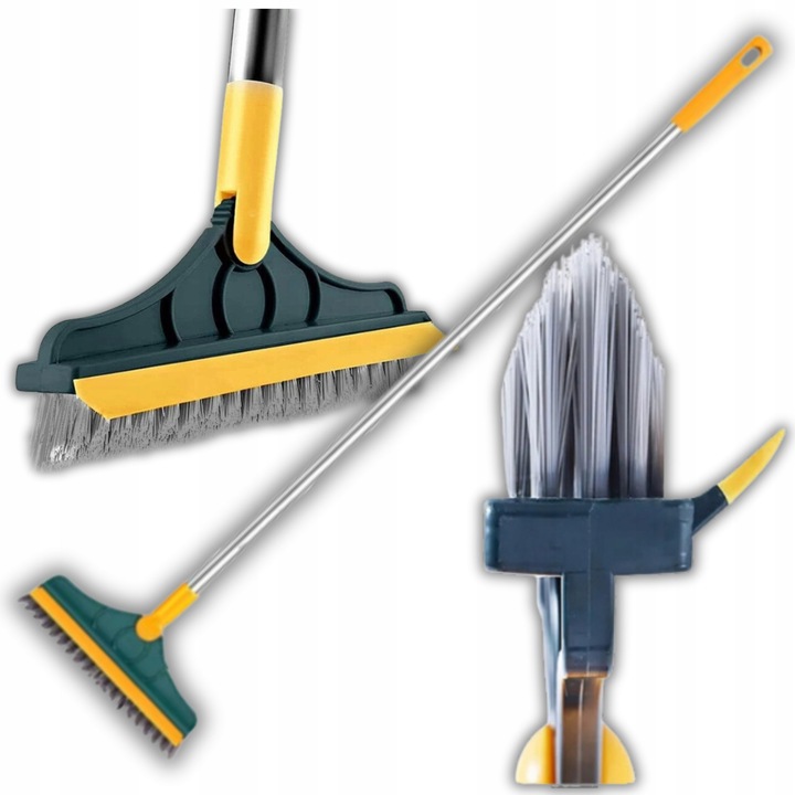 Szczotka Miotła Regulowana do Szorowania Podłóg Fug Szczelin Ściągacz Długa