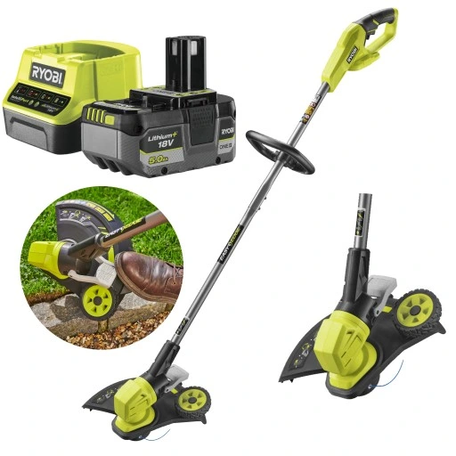 RYOBI PODKASZARKA KOSA AKUMULATOROWA 33cm 18V KRAWĘDZIARKA RY18LT33A +5Ah