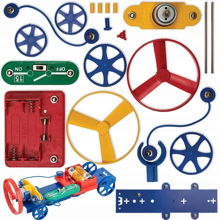 SEKRETY ELEKTRONIKI ZESTAW SAMOCHÓD + ŁÓDKA NAPĘD