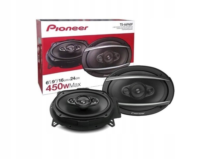 PIONEER TS-A6960F GŁOŚNIKI 450W 6x9 4-DROŻNE
