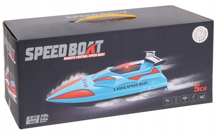 Łódź Łódka Motorówka Zdalnie Sterowana Wyścigówka RC Pilot