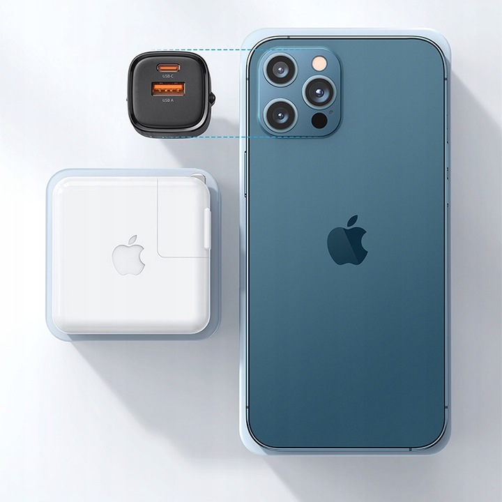 MCDODO NANO GaN ŁADOWARKA 2X USB/USB-C PD QC - 33W