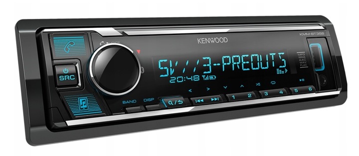 Kenwood KMM-BT358 Radio samochodowe Bluetooth MP3 USB AUX VarioColor