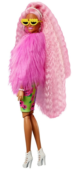 LALKA BARBIE EXTRA zestaw LALKA UBRANKA PIESEK