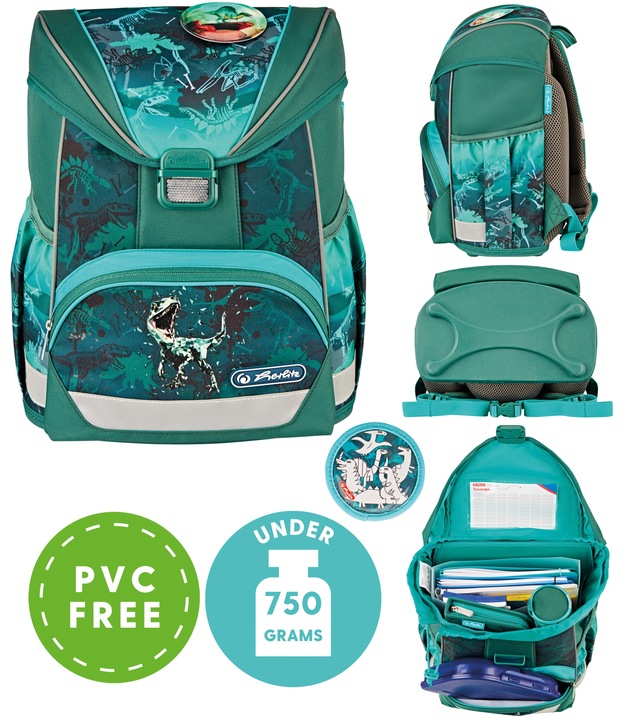 TORNISTER SZKOLNY HERLITZ ULTRALIGHT T-REX ZESTAW